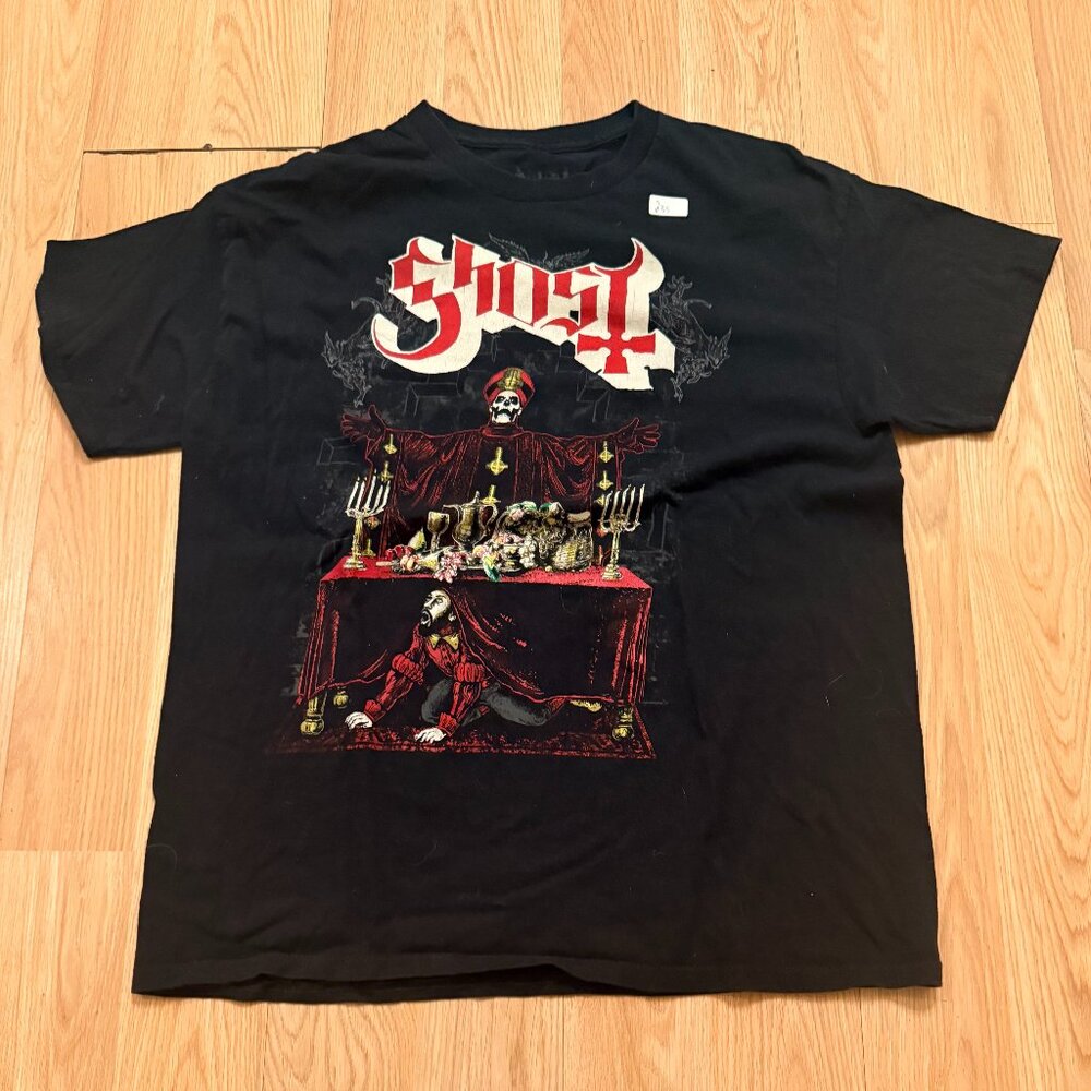 Ghost Band Graphic Black T-Shirt